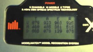 DX6i Stick Calibration Procedure