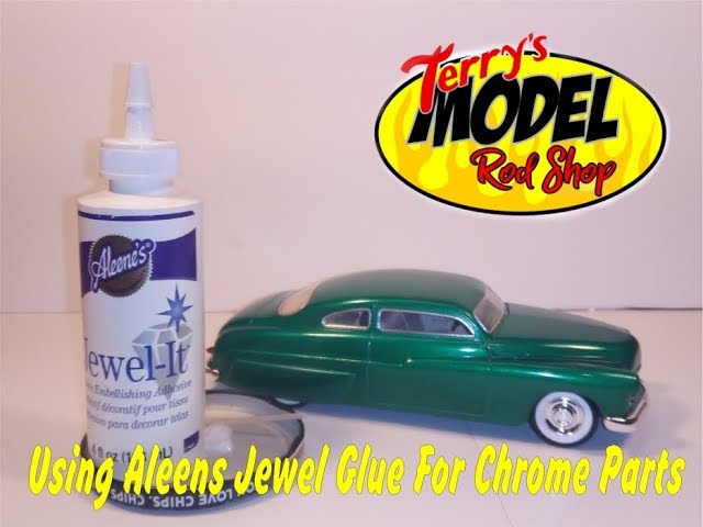 Using Jewel Glue For Chrome Parts 