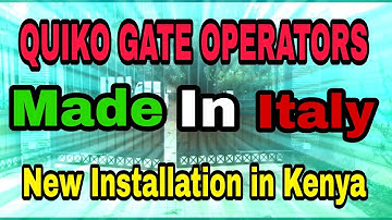 QUIKO Swing Gate Operator - NEO Series Installed by Official Quiko Dealer in Kenya