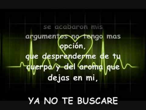 YA NO TE BUSCARE (letra) La Arrolladora Banda El Limon nuevo 2010