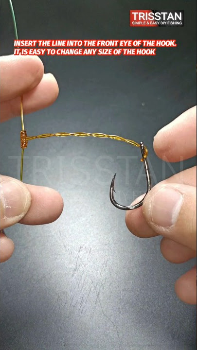 Simpul pancing dasar yang mudah | Tutorial simpul T