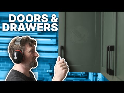 Painted Shaker-Style Doors and Drawers For The Workshop