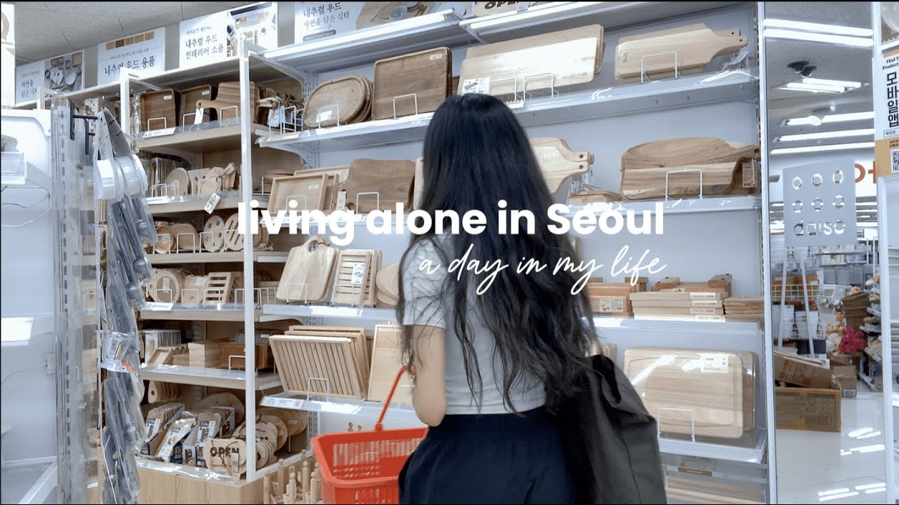 Living Alone in Seoul | A day in my life: productive day, grocery ...