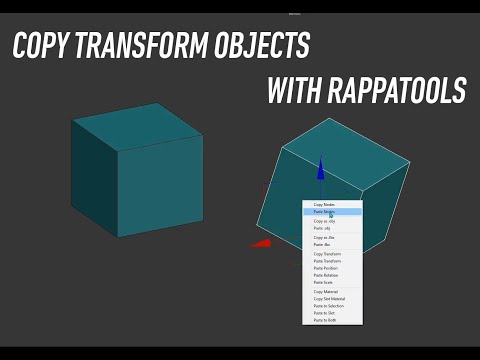 Dark Max № 84 - Copy transform objects with RappaTools