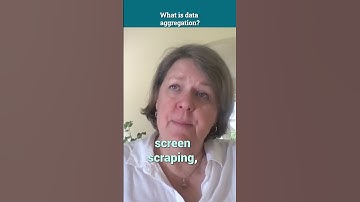 What is a Data Aggregator? Axway experts answer #openbanking questions. #shorts