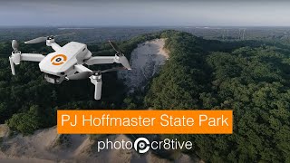 4K Drone shots of Lake Michigan at PJ Hoffmaster State Park