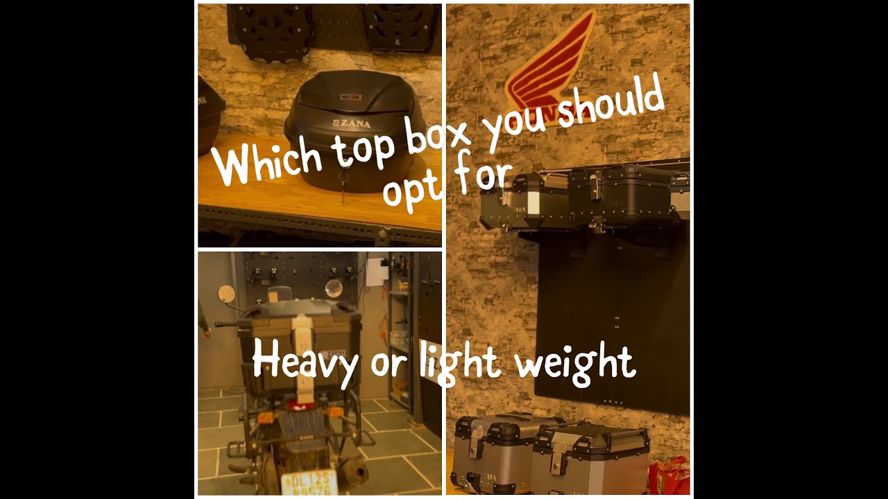 Top box Aluminium or plastic which on should you buy