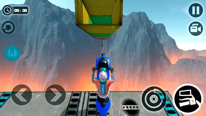 Jogo Impossible Moto Bike Track Stunts no Jogos 360