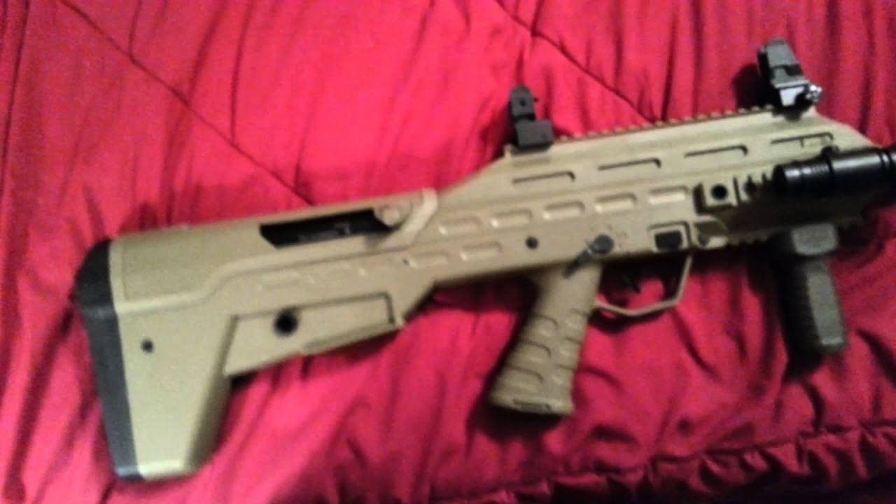 APS UAR airsoft rifle review (dark earth) YouTube