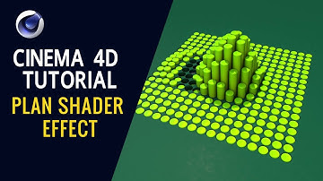 Plain Shader effect - Cinema 4D Tutorial