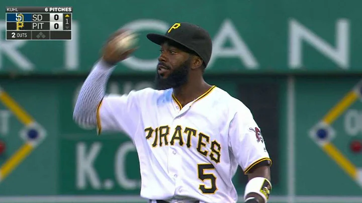 SD@PIT: Rodriguez starts a 6-4-3 double play