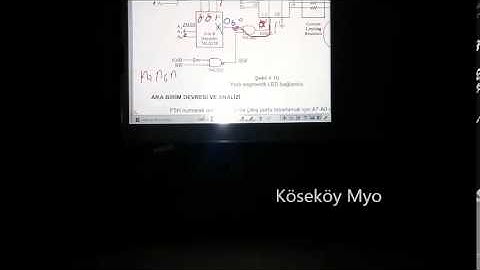 8085 mikroişlemci 7 segmentli led baglantısı