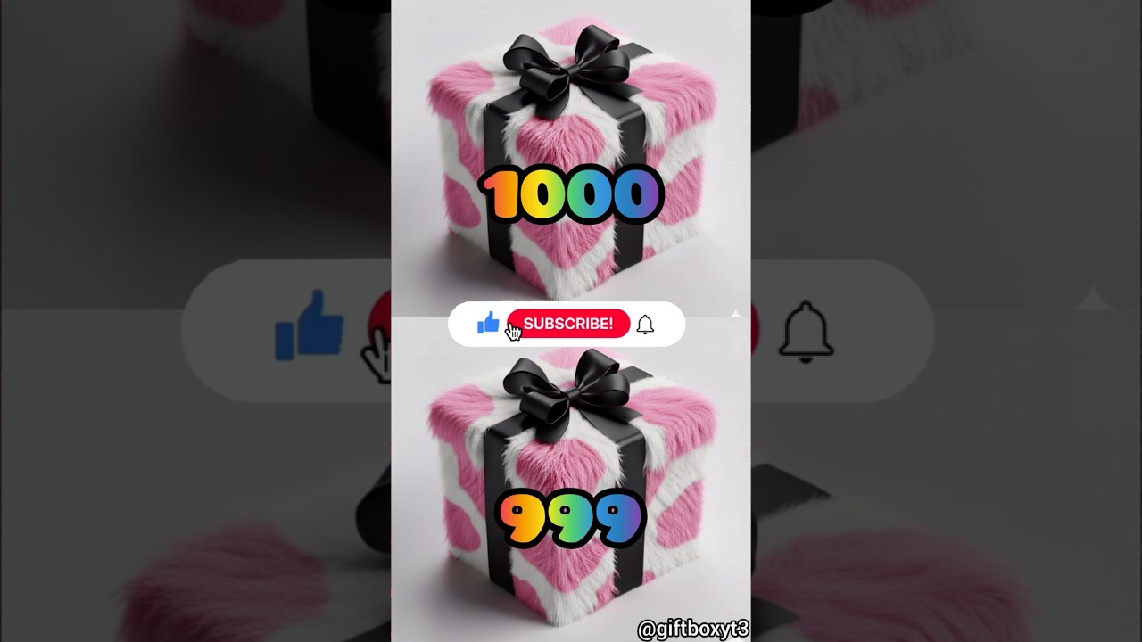 1000 🆚 999 gifts 🎁 