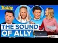 Ally’s attempt to serenade co-hosts fails miserably | Today Show Australia