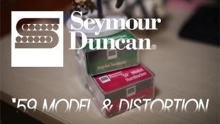 Seymour Duncan® SH-6b Duncan Distortion™ Cápsulas Guitarra Eléctrica Bridge Humbucker Zebra video