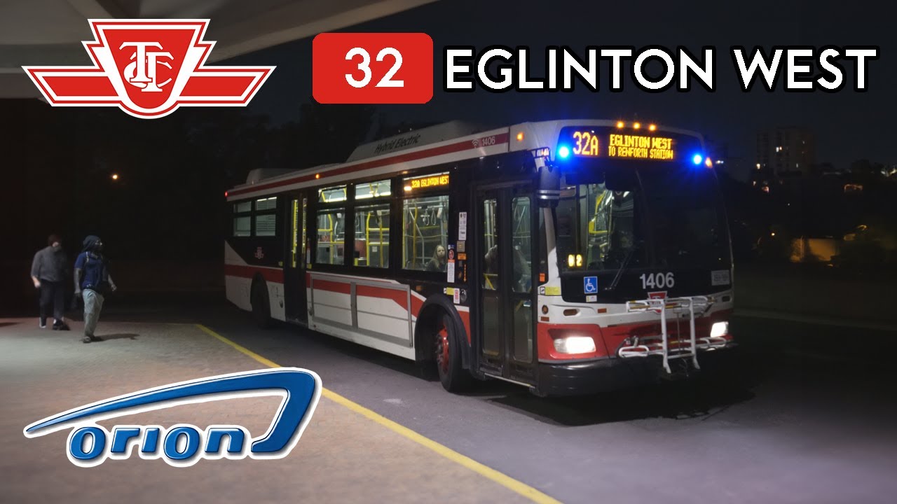 TTC Orion VII NG 1406 Hybrid Bus Ride - YouTube