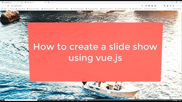 how to create slide show using vue.js tutorial