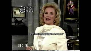 Mirtha Legrand se pelea con el Presidente Carlos Menem 1995 V-02310 DiFilm