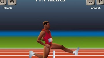 QWOP - Knee mode 100m