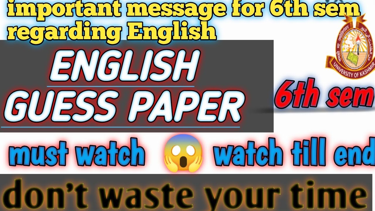 Guess Paper Of English 4th Sem important Questions Of English 4th Sem guess-paper-of-english-4th-sem-important-questions-of-english-4th-sem