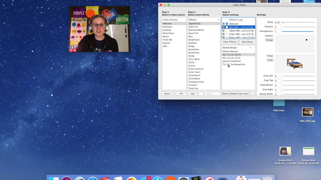 CamTwist Merge SetUps