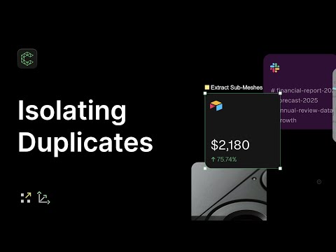 Isolating Duplicates & Depth Sorting in Cavalry | Extract Submeshes, 3D Matrix Tutorial