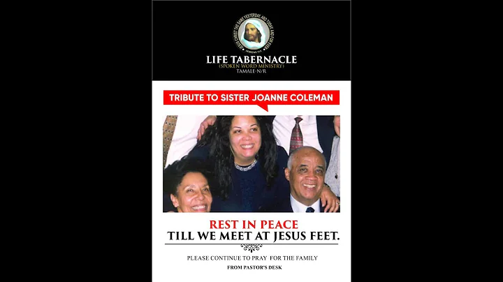 IN MEMORY OF SISTER JOANNE COLEMAN