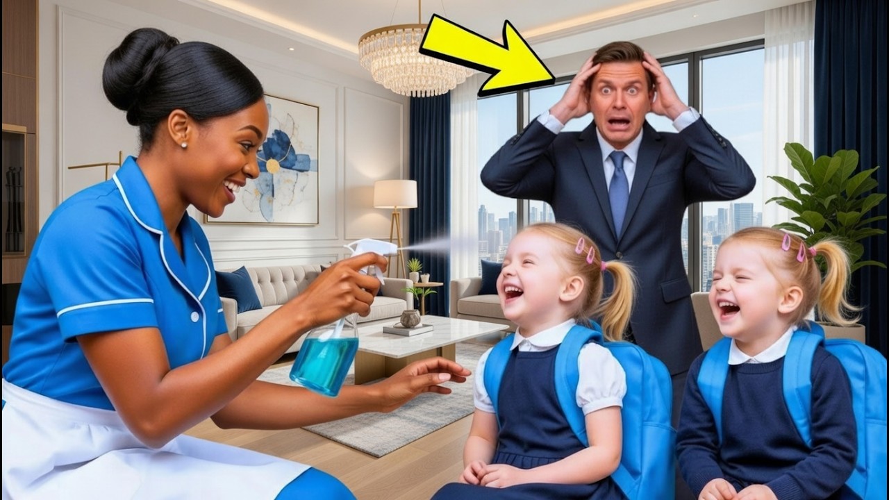 Qu’est-ce Que Tu Fais à Mes Filles ?’ Le Cri d’un Milliardaire… La Réponse de la Nounou Va Vous..