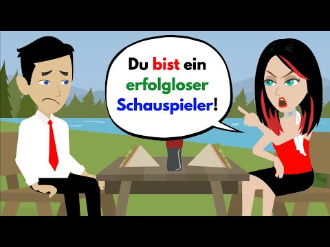 Deutsch lernen | Freundin zerstört den Traum ihres Freundes. Wortschatz und wichtige Verben