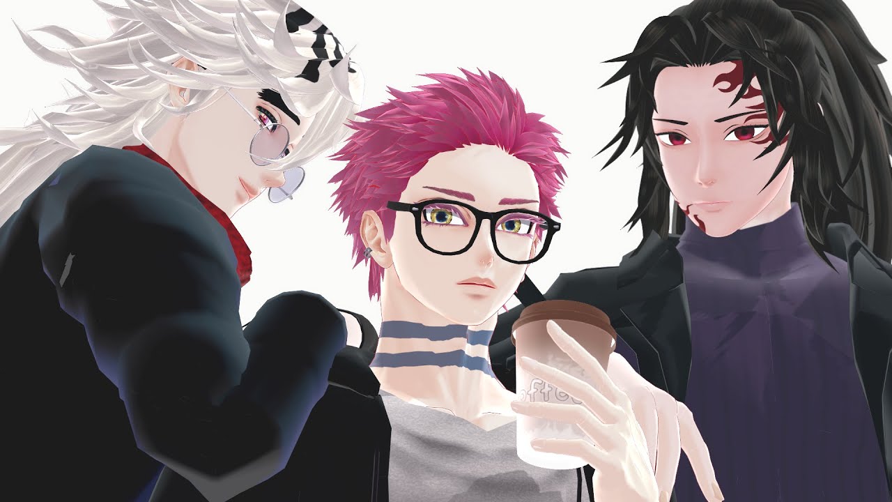 【鬼滅のMMD】 上弦123でCH4NGE【Kokushibo & Douma & Akaza 】demon slayer / Kimetsu no Yaiba