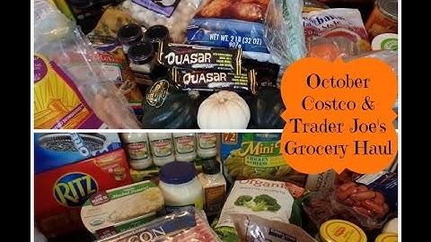 October Costco & Trader Joe