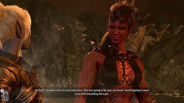 Romance ending for Karlach & Minthara