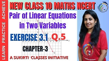 New Class 10 Maths| Chapter3| Exercise 3.1| Question 5| Exercise 3.1 New Class 10 Maths Question 5|