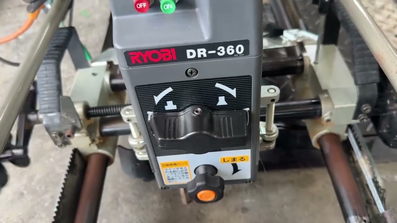 RYOBI 大入レ加工機 RYOBI リョービ 大入レ加工機 DR-360 ルーター 簡易動作確認動画（工具