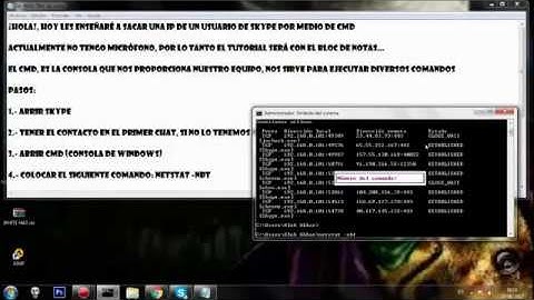 COMO SACAR LA IP DE SKYPE CON CMD | TUTORIAL 2017 | ALEXTUTOS - REPUBLIC