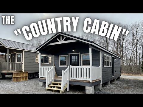 A shed to house conversion turned into the PERFECT cabin tiny house! Modular Cabin