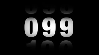 Free 1 To 100 Counting Animation Effect Black Screen