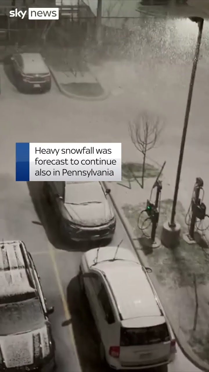 Blizzard covers two US states