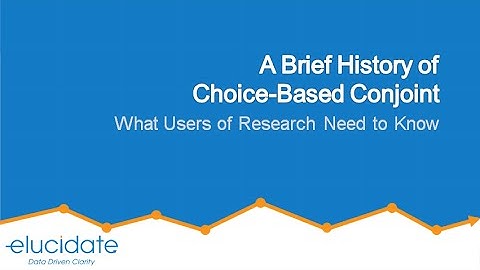 A Brief History of Choice-Based Conjoint