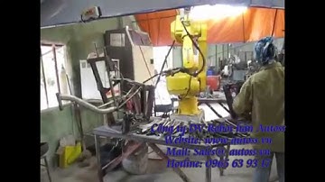 Robot hàn Fanuc Arc Mate 120i-  Công ty Robot hàn Autoss chuyên cung cấp robot công nghiệp