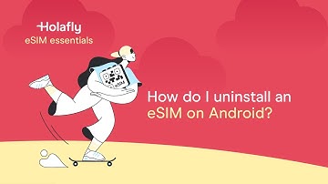 How do I uninstall an eSIM on Android?