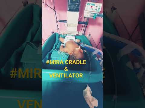 DarbhangaChildrenHospital NEWBORNCARE MiraCradle Ventilator TherapeuticHypothermia HIE 3 Baby