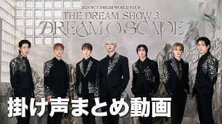 【掛け声動画】NCT DREAM / ＜THE DREAM SHOW 3 : DREAM( )SCAPE＞