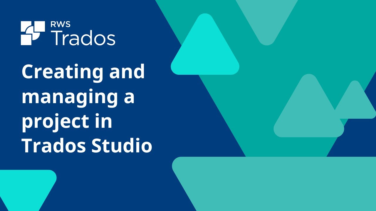 Creating And Managing A Project In Trados Studio YouTube creating-and-managing-a-project-in-trados-studio-youtube
