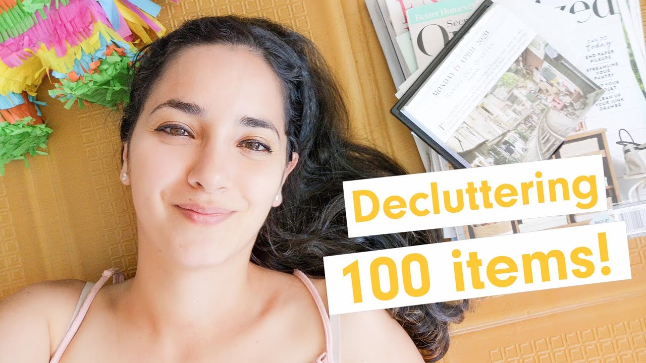 MINIMALISM DECLUTTERING CHALLENGE | Getting rid of 100 ITEMS!