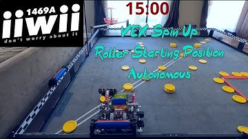 VEX Spin Up Roller Start Autonomous Routine - 1469A