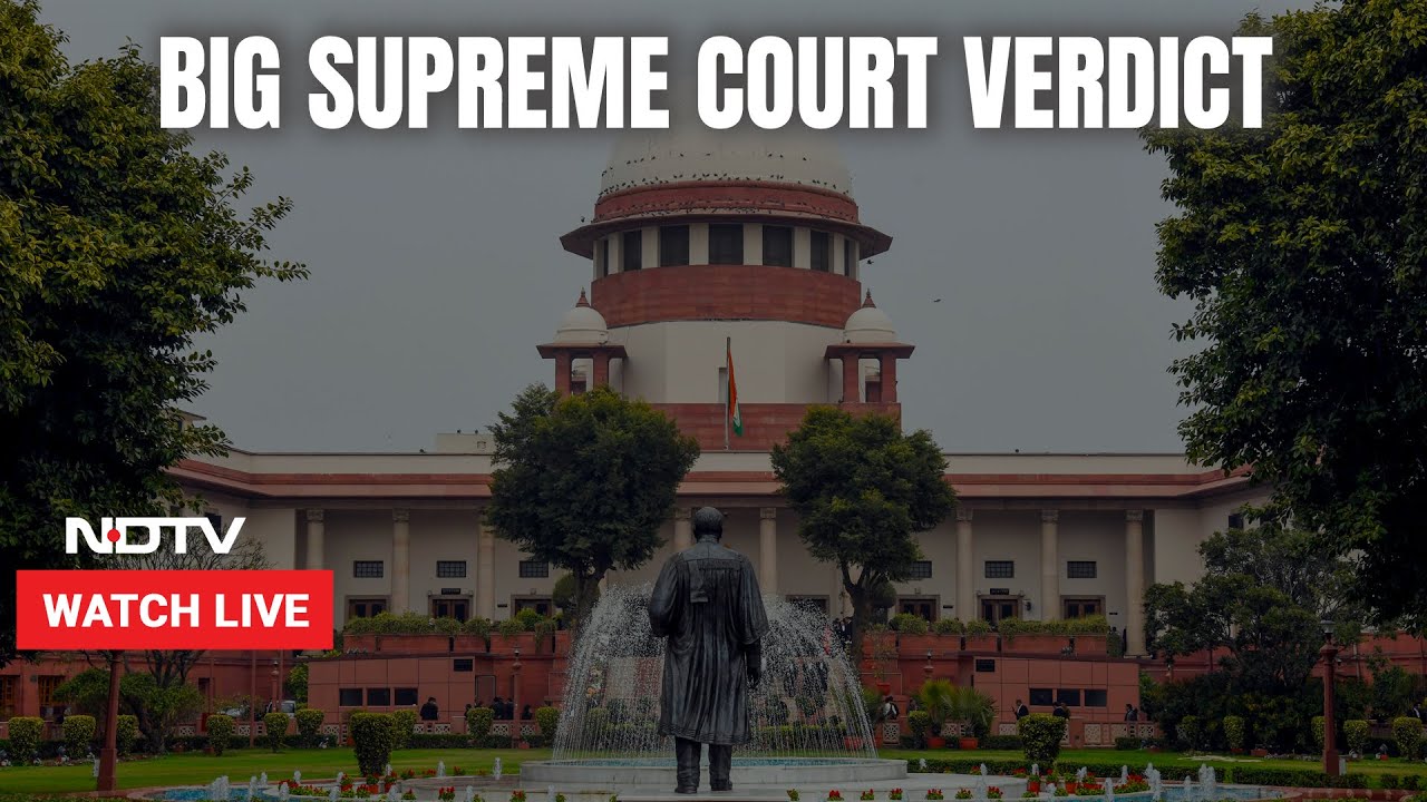 Supreme Court LIVE | No Immunity To MLAs And MPs In Bribery Cases, Rules Supreme Court
