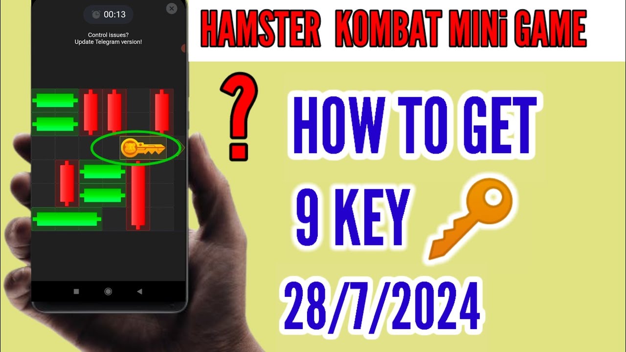 HAMSTER KOMBAT TODAY KEY 28 MOVE MARKET CANDles ANd get keys