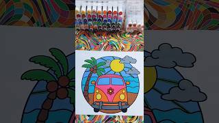 Coloring My Dream Summer Van