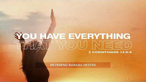 You Have Everything That You Need | Reverend Barba...